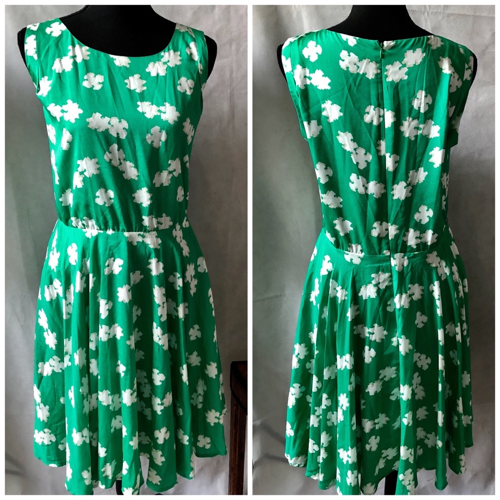*Cremieux Pretty in Green Dress